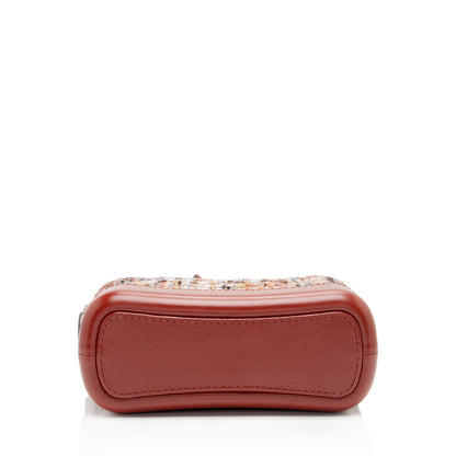 Chanel Tweed Calfskin Gabrielle Small Hobo (SHF-pLIovj)