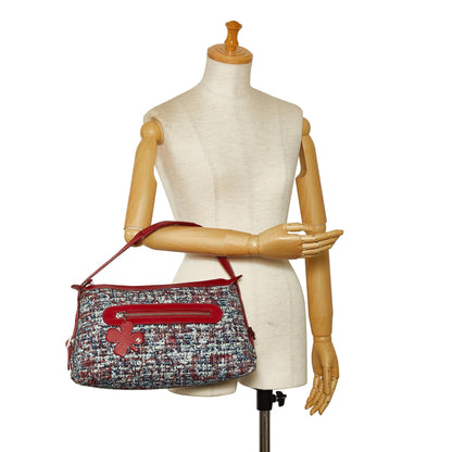 Chanel Tweed Clover Shoulder Bag (SHG-dlPn67)