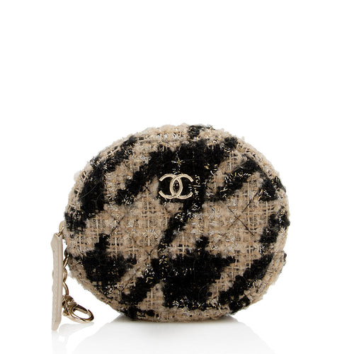 Chanel Tweed Coin Purse (SHF-17501)