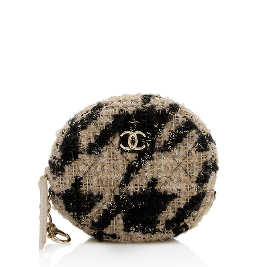 Chanel Tweed Coin Purse (SHF-17501)