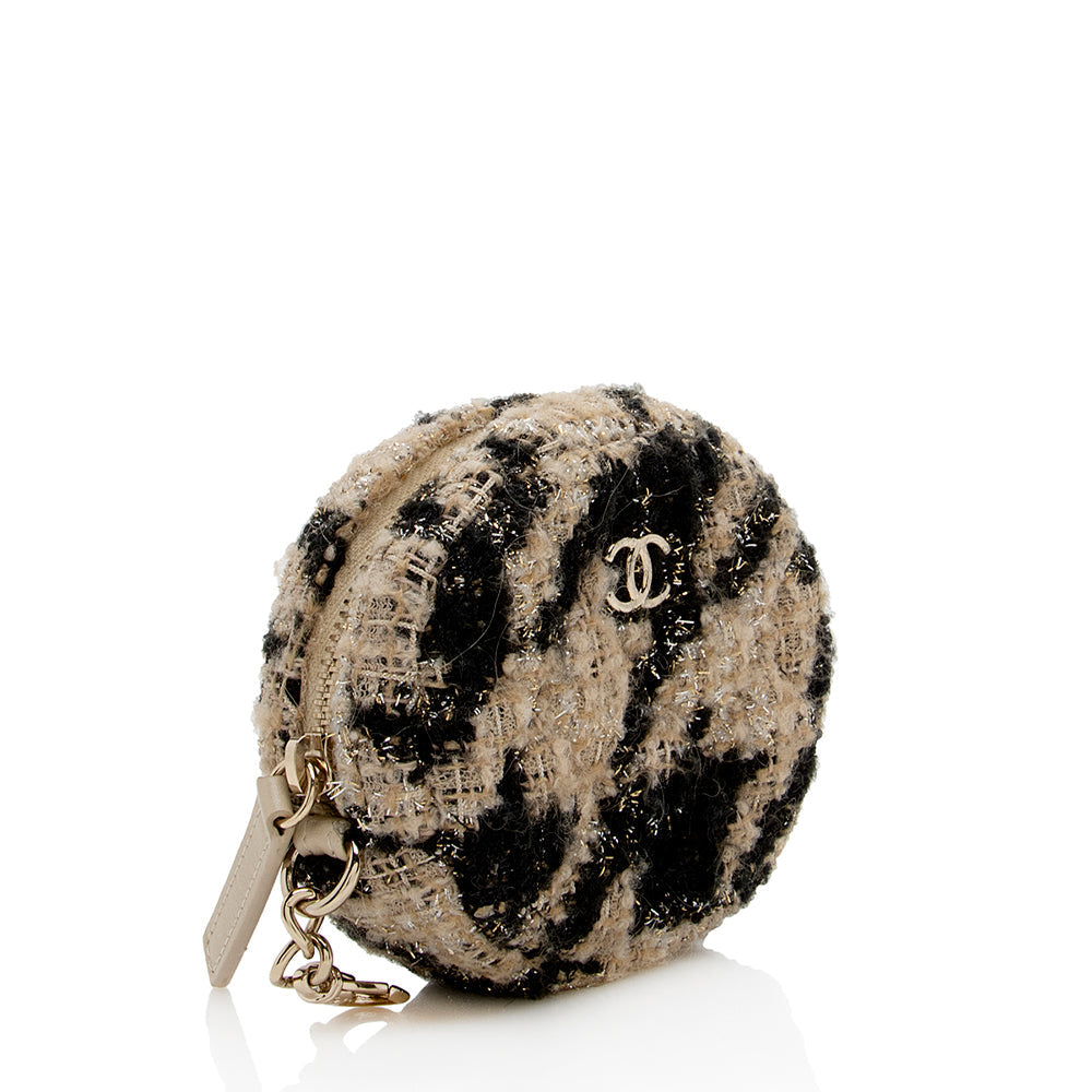 Chanel Tweed Coin Purse (SHF-17501)