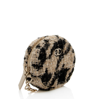 Chanel Tweed Coin Purse (SHF-17501)
