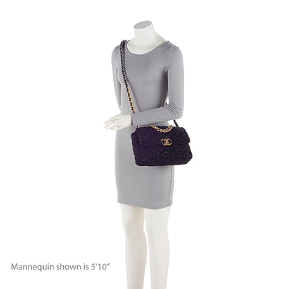 Chanel Tweed Ribbon 19 Medium Flap Shoulder Bag (SHF-xjNEFu)