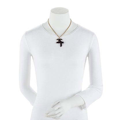 Chanel Velvet Bow CC Pendant Necklace (SHF-16744)