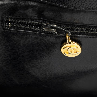 Chanel Vintage Caviar Leather CC Chain Tote - FINAL SALE (SHF-17174)