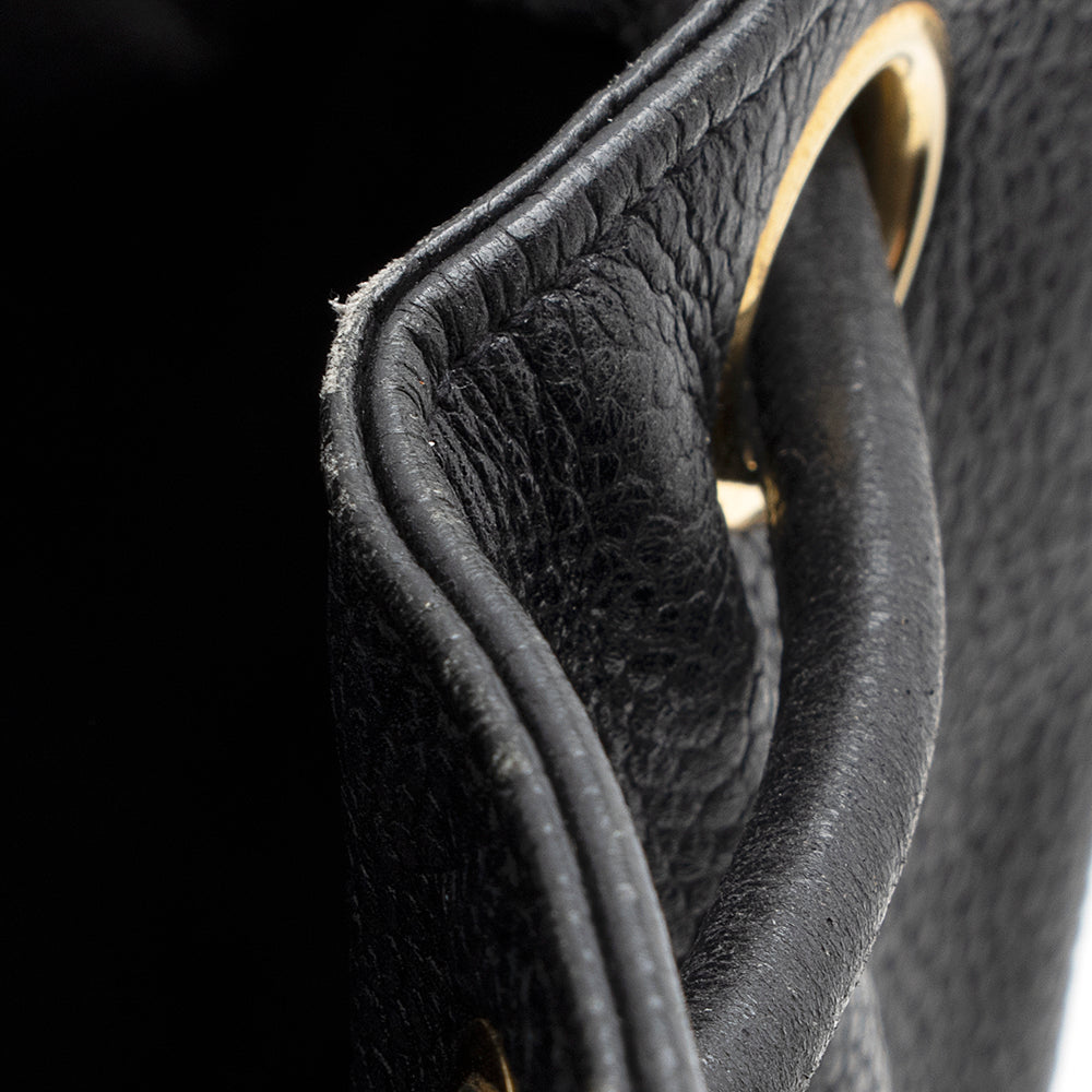 Chanel Vintage Caviar Leather Drawstring Shoulder Bag (SHF-21297)