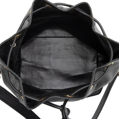 Chanel Vintage Caviar Leather Drawstring Shoulder Bag (SHF-21297)