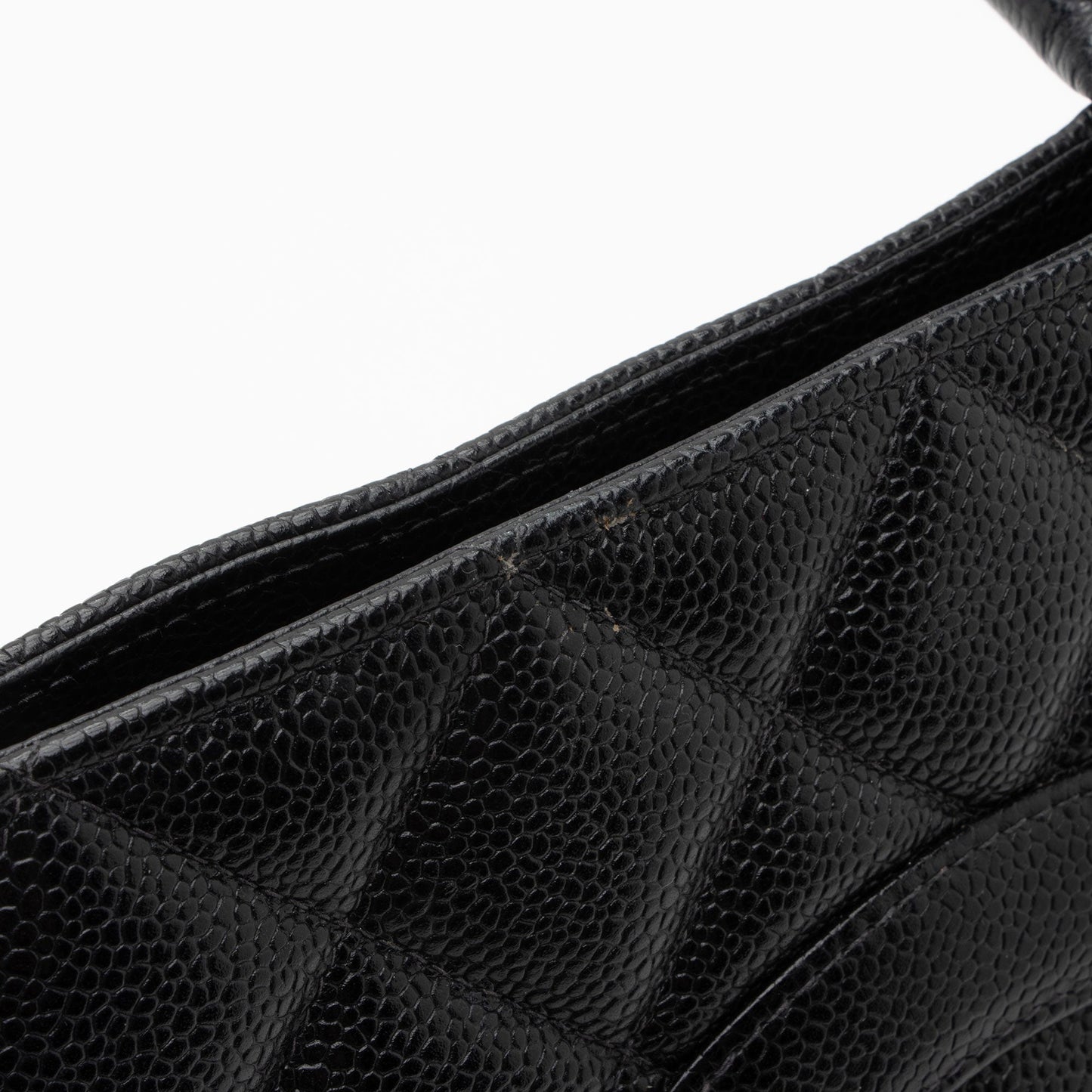 Chanel Vintage Caviar Leather Medallion Tote (SHF-1e1Co0)