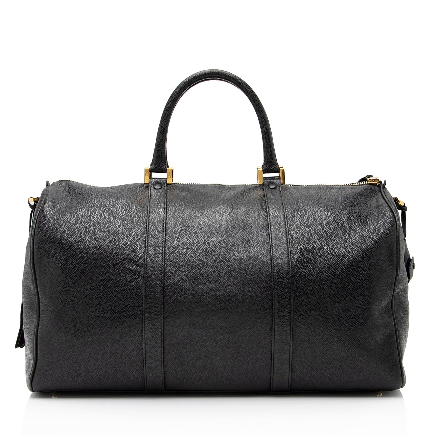Chanel Vintage Caviar Leather Timeless CC Duffle Bag (SHF-8OA81f)