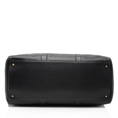 Chanel Vintage Caviar Leather Timeless CC Duffle Bag (SHF-8OA81f)