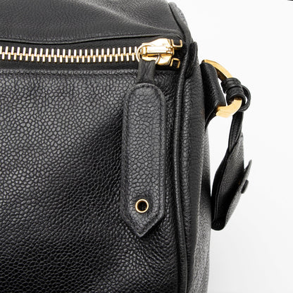 Chanel Vintage Caviar Leather Timeless CC Duffle Bag (SHF-8OA81f)