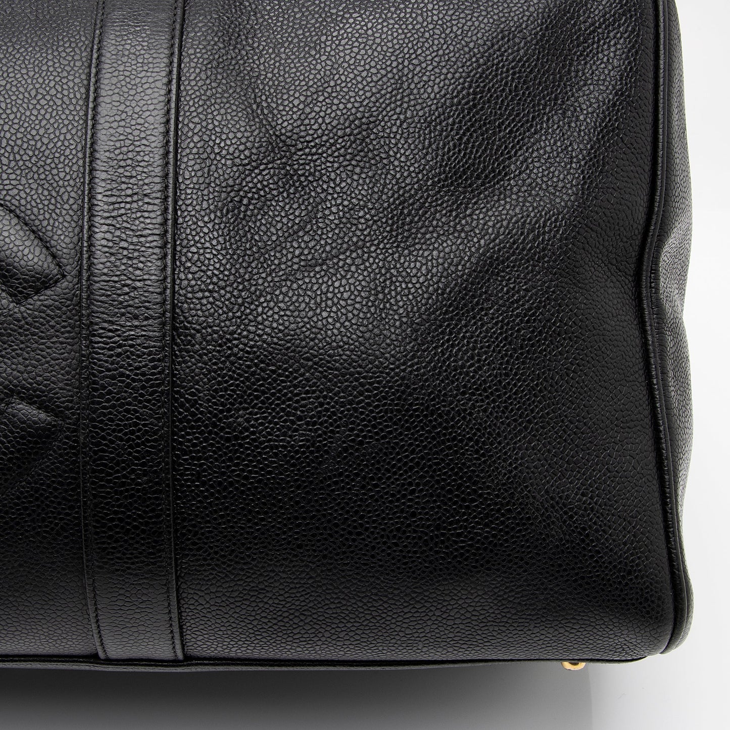 Chanel Vintage Caviar Leather Timeless CC Duffle Bag (SHF-8OA81f)
