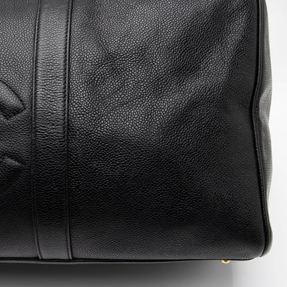 Chanel Vintage Caviar Leather Timeless CC Duffle Bag (SHF-8OA81f)