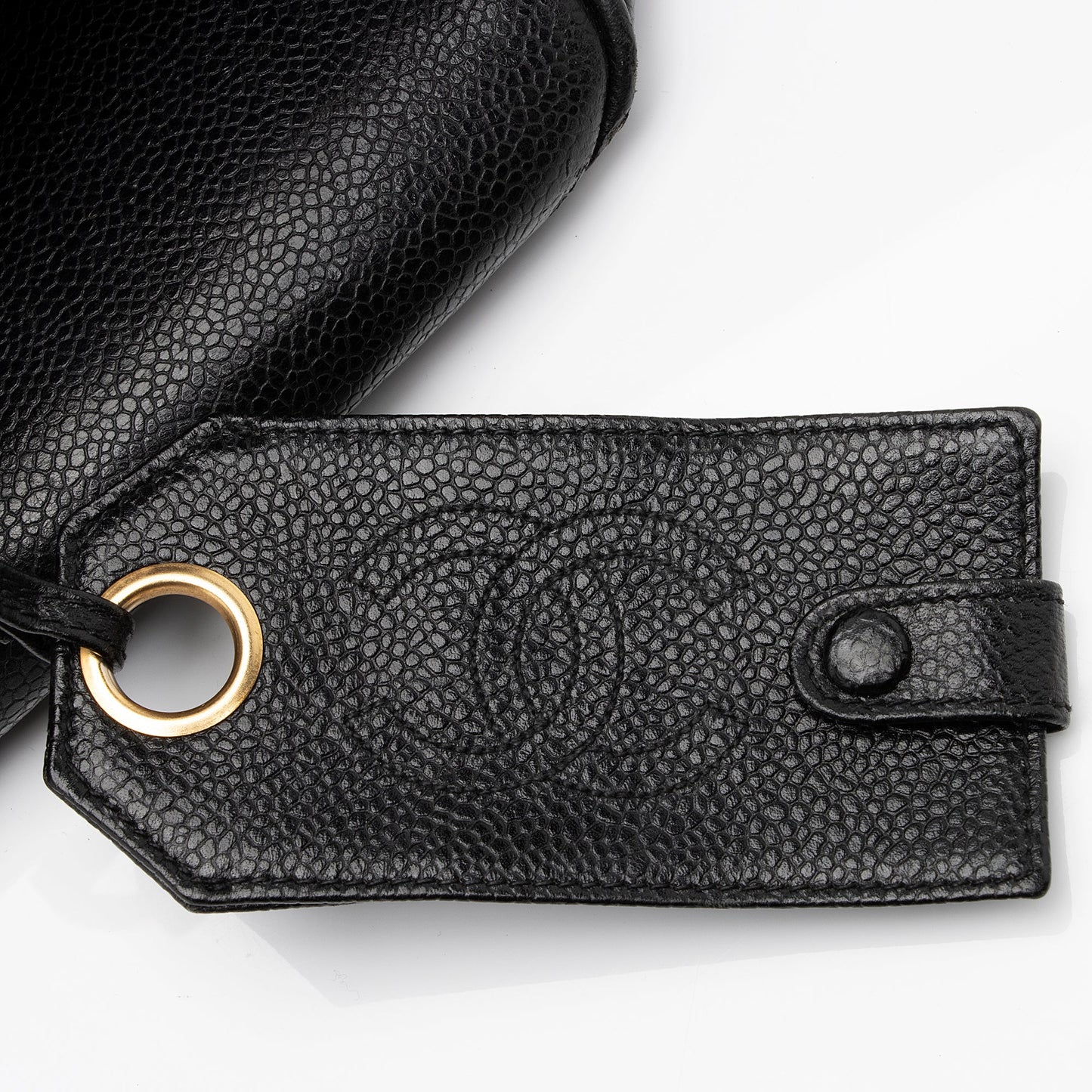 Chanel Vintage Caviar Leather Timeless CC Duffle Bag (SHF-8OA81f)