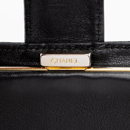 Chanel Vintage Caviar Leather Timeless French Purse Wallet (SHF-18000)