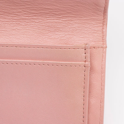 Chanel Vintage Embossed Lambskin Lucky Symbols Bi-Fold Wallet (SHF-uNdtFJ)