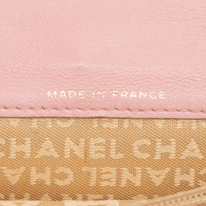 Chanel Vintage Embossed Lambskin Lucky Symbols Bi-Fold Wallet (SHF-uNdtFJ)