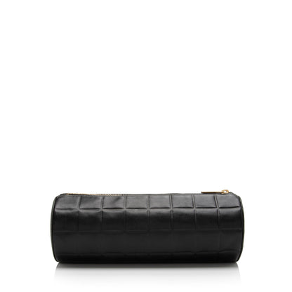 Chanel Vintage Lambskin CC Chocolate Bar Cosmetic Pouch (SHF-Yt3PcN)