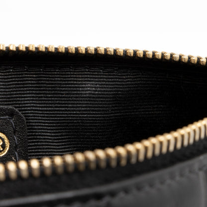 Chanel Vintage Lambskin CC Chocolate Bar Cosmetic Pouch (SHF-Yt3PcN)