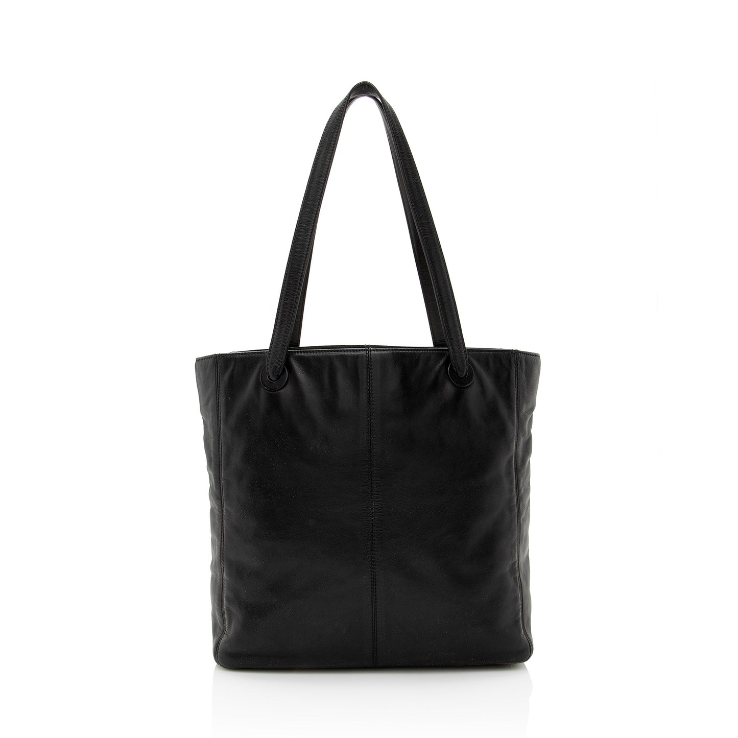 Chanel Vintage Lambskin CC Logo Tote (SHF-22846)