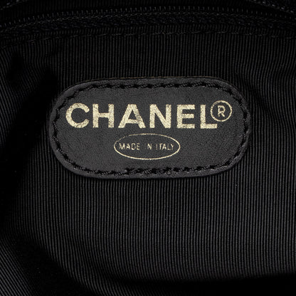 Chanel Vintage Lambskin CC Logo Tote (SHF-22846)