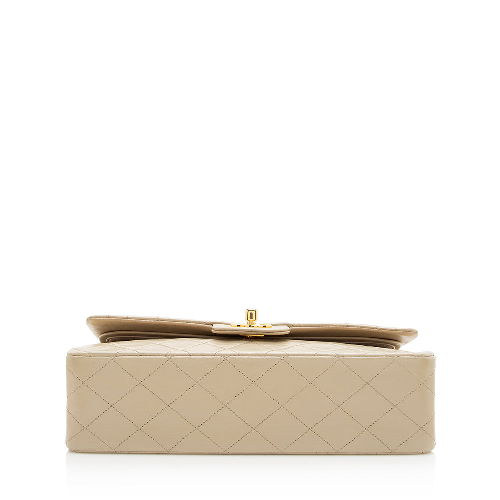 Chanel Vintage Lambskin Classic Medium Double Flap Bag - FINAL SALE (SHF-19788)
