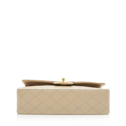 Chanel Vintage Lambskin Classic Medium Double Flap Bag - FINAL SALE (SHF-19788)