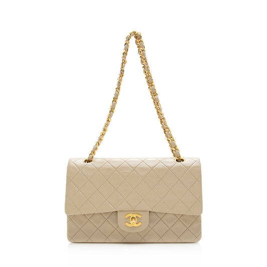 Chanel Vintage Lambskin Classic Medium Double Flap Bag - FINAL SALE (SHF-19788)