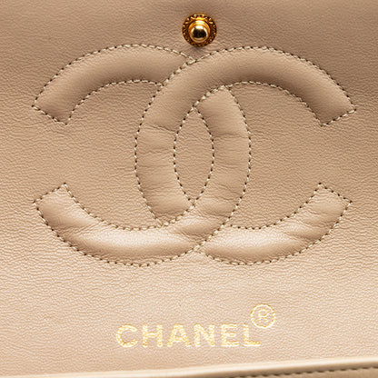 Chanel Vintage Lambskin Classic Medium Double Flap Bag - FINAL SALE (SHF-19788)