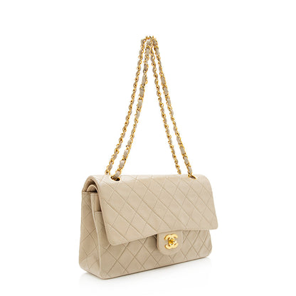 Chanel Vintage Lambskin Classic Medium Double Flap Bag - FINAL SALE (SHF-19788)