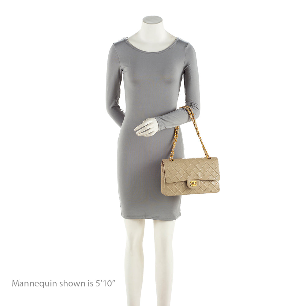 Chanel Vintage Lambskin Classic Medium Double Flap Bag - FINAL SALE (SHF-19788)