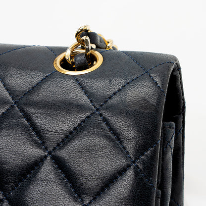 Chanel Vintage Lambskin Classic Medium Double Flap Bag (SHF-20208)