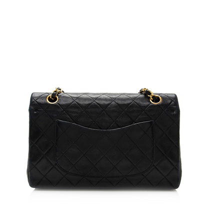Chanel Vintage Lambskin Classic Medium Double Flap Bag (SHF-20428)