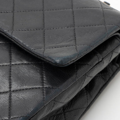 Chanel Vintage Lambskin Classic Medium Double Flap Bag (SHF-20428)