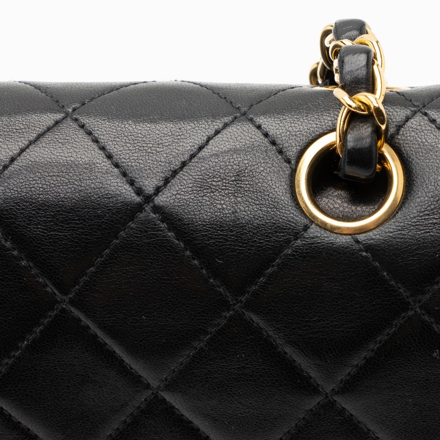 Chanel Vintage Lambskin Classic Medium Double Flap Bag (SHF-G4E2GG)
