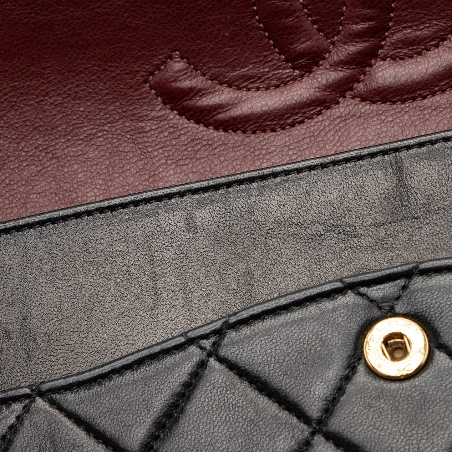 Chanel Vintage Lambskin Classic Medium Double Flap Bag (SHF-G4E2GG)
