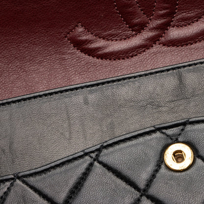 Chanel Vintage Lambskin Classic Medium Double Flap Bag (SHF-G4E2GG)