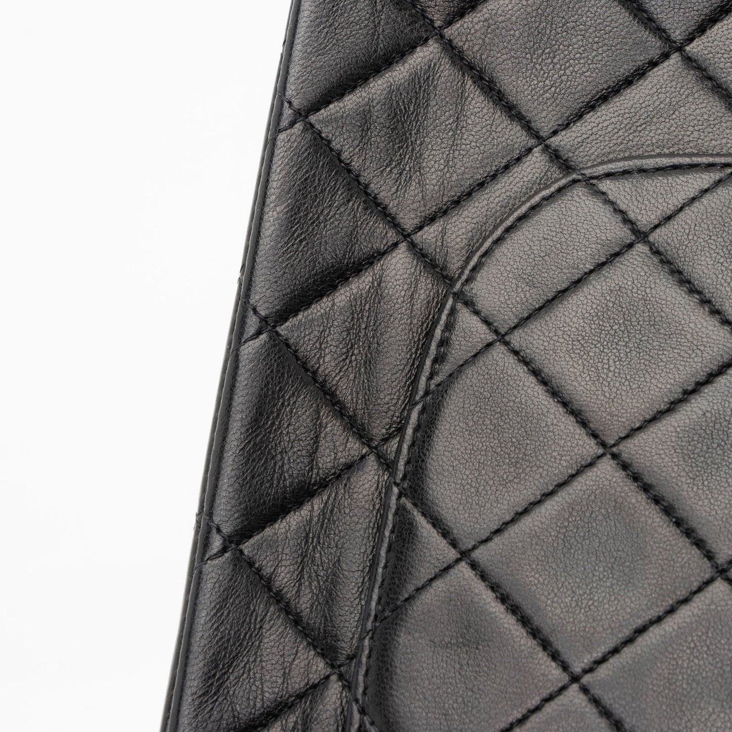 Chanel Vintage Lambskin Classic Medium Double Flap Bag (SHF-G4E2GG)