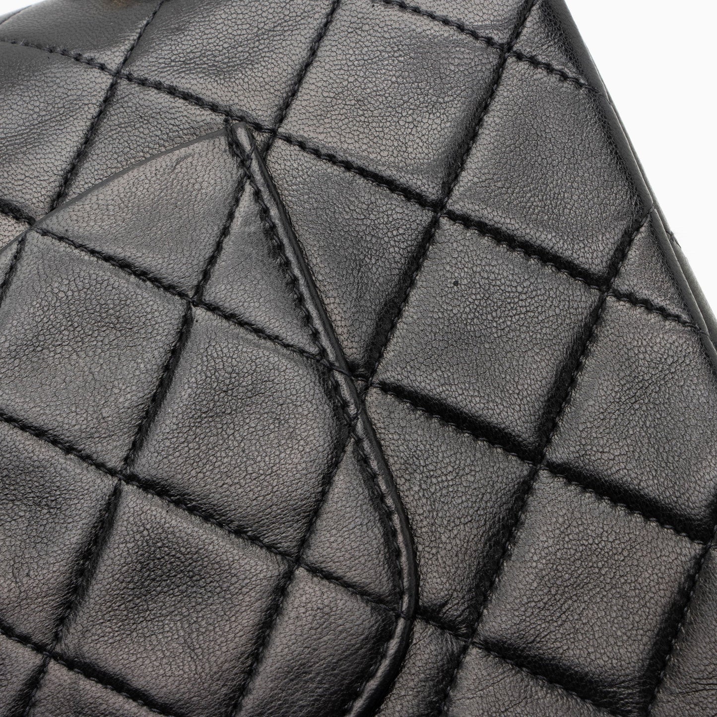 Chanel Vintage Lambskin Classic Medium Double Flap Bag (SHF-G4E2GG)