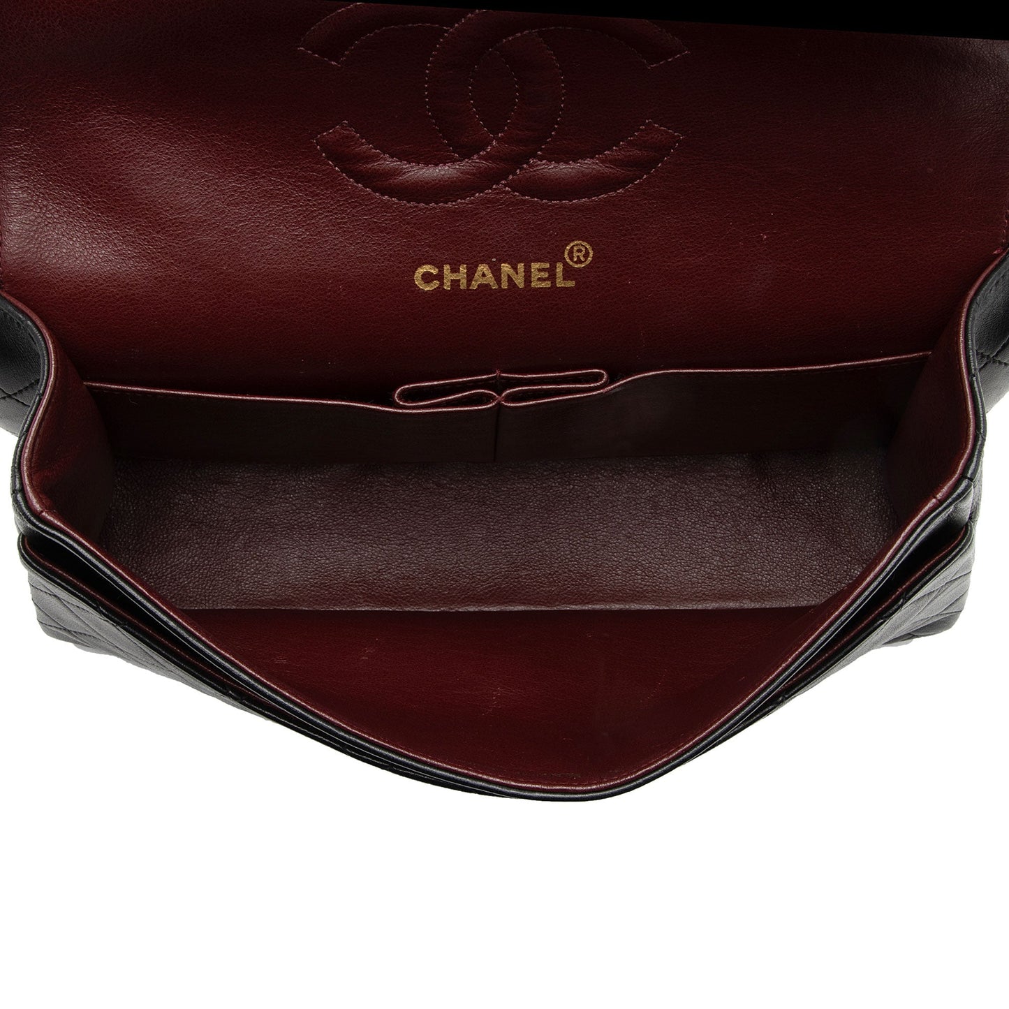 Chanel Vintage Lambskin Classic Medium Double Flap Bag (SHF-G4E2GG)