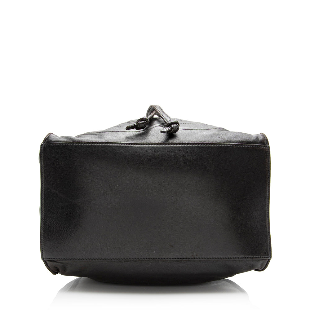 Chanel Vintage Lambskin Timeless CC Drawstring Bucket Bag (SHF-21271)