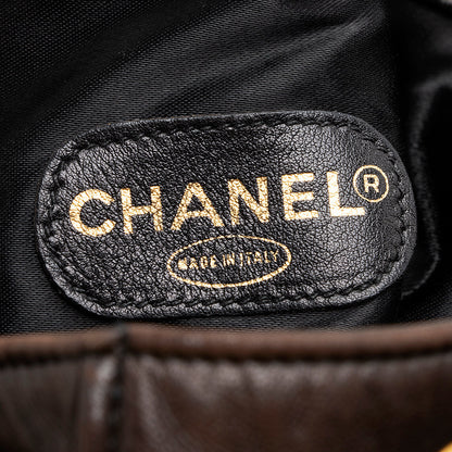 Chanel Vintage Lambskin Timeless CC Drawstring Bucket Bag (SHF-21271)