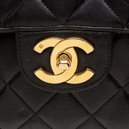 Chanel Vintage Lambskin Jumbo Single Flap Bag - FINAL SALE (SHF-18413)