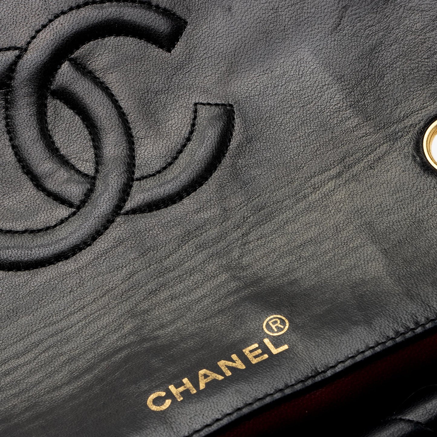 Chanel Vintage Lambskin Medium Single Flap Bag (SHF-jQAZoL)