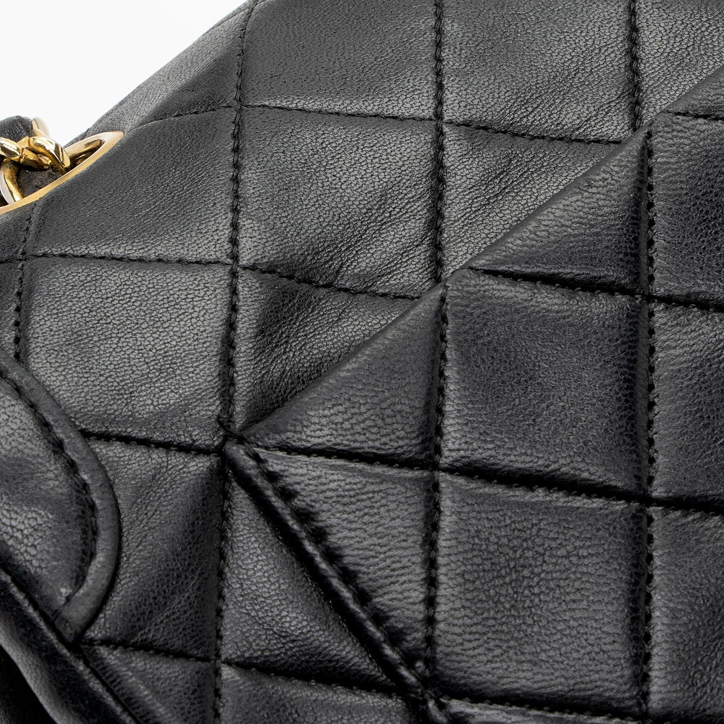 Chanel Vintage Lambskin Medium Single Flap Bag (SHF-jQAZoL)