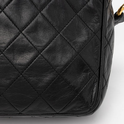 Chanel Vintage Lambskin Pocket Tassel Camera Bag (SHF-GQMWFS)