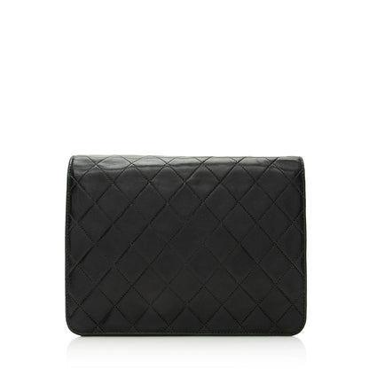 Chanel Vintage Lambskin Small Snap Flap Bag (SHF-21730)