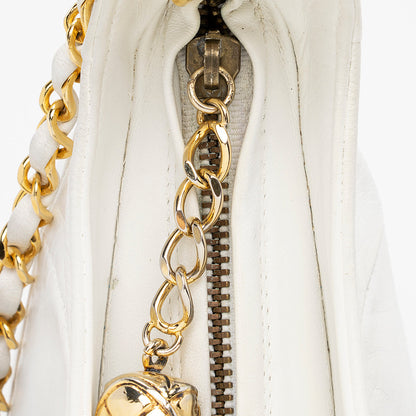Chanel Vintage Lambskin Tassel Shoulder Bag (SHF-20875)