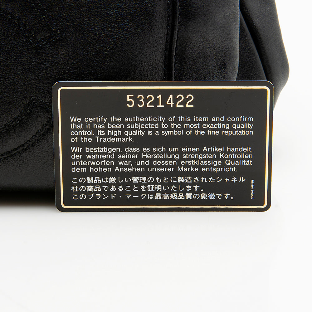 Chanel Vintage Leather CC Tassel Shoulder Bag (SHF-12835)