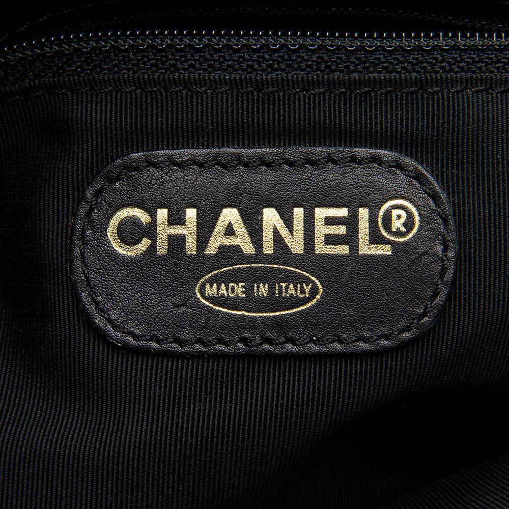 Chanel Vintage Leather CC Tassel Shoulder Bag (SHF-12835)